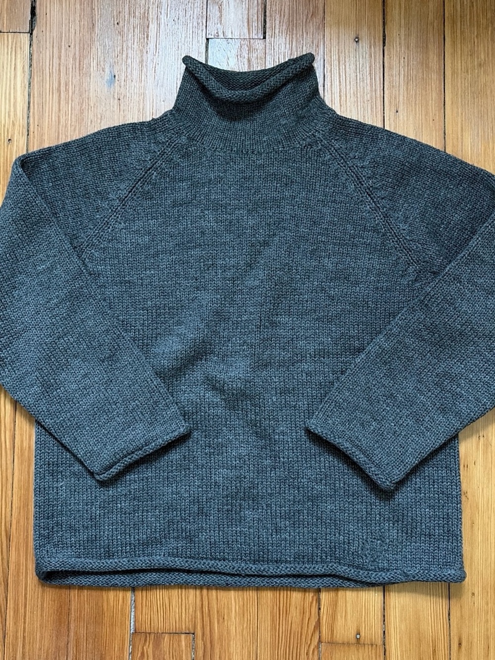 J. Crew Charcoal Gray Turtleneck Sweater